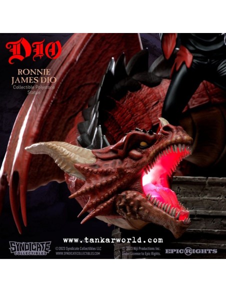 Ronnie James Dio - Estatua Escala 1:10 - 36 cm