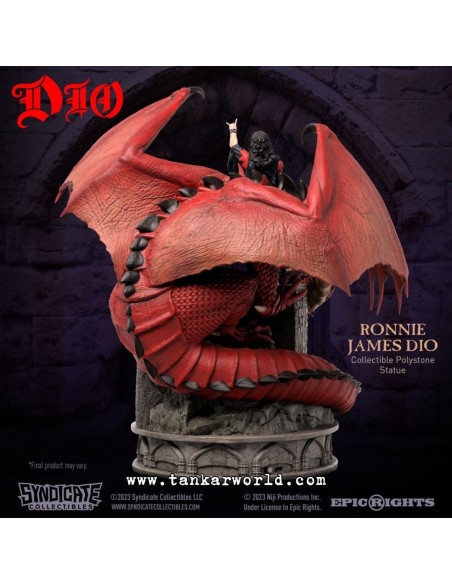 Ronnie James Dio - Estatua Escala 1:10 - 36 cm