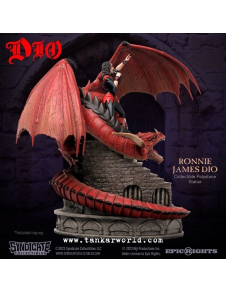 Ronnie James Dio - Estatua Escala 1:10 - 36 cm