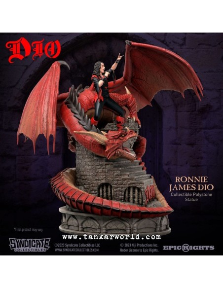 Ronnie James Dio - Estatua Escala 1:10 - 36 cm