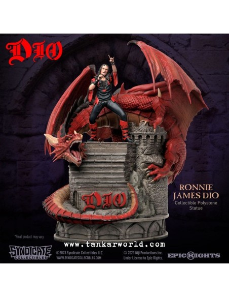 Ronnie James Dio - Estatua Escala 1:10 - 36 cm