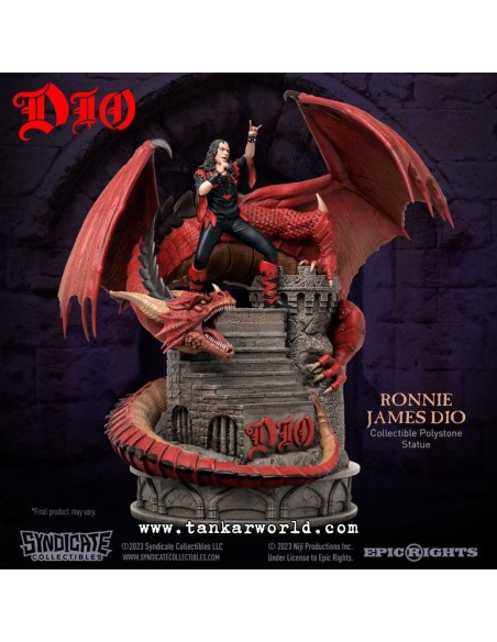 Ronnie James Dio - Estatua Escala 1:10 - 36 cm