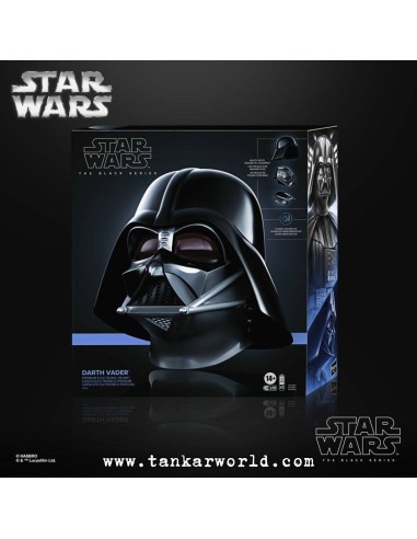 Star Wars: Obi-Wan Kenobi Black Series - Casco Electrónico Darth Vader - Escala 1:1