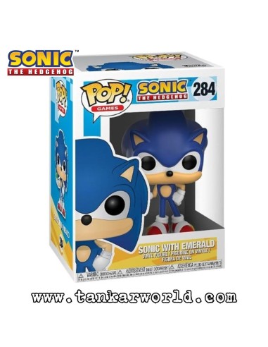 Funko Pop! - Sonic with emerald - Sonic The Hedgehog - 284