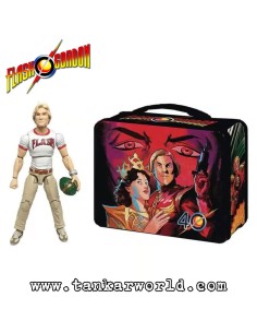 Flash Gordon - Set de figura articulada y sandwichera de metal - Hero H.A.C.K.S. - Boss Fight Studio