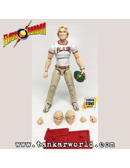 Flash Gordon - Set de figura articulada y sandwichera de metal - Hero H.A.C.K.S. - Boss Fight Studio