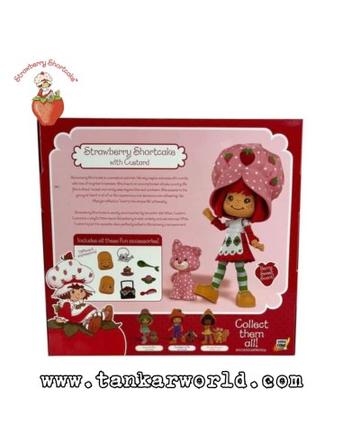 Tarta de Fresa - Figura Strawberry Shortcake with Custard - 15 cm
