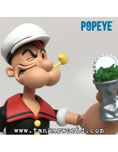Popeye The Sailorman - Figura articulada con accesorios - Escala 1:12 - Popeye Classics