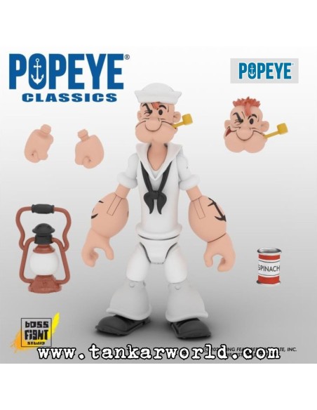 Popeye in sailor suit - Figura articulada con accesorios - Escala 1:12 - Popeye Classics