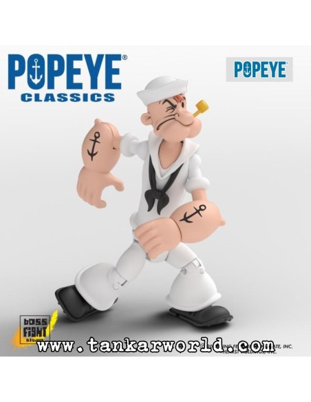 Popeye in sailor suit - Figura articulada con accesorios - Escala 1:12 - Popeye Classics