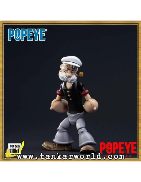 Poopdeck Pappy with Pooky Jones - Figura articulada con accesorios - Escala 1:12 - Popeye Classics