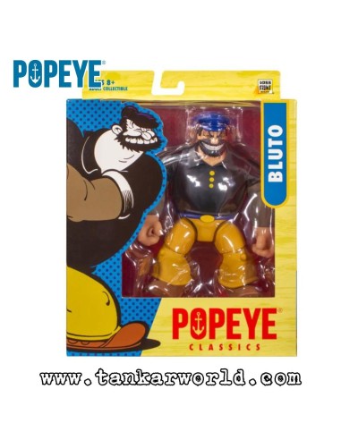 Bluto - Figura articulada con accesorios - Escala 1:12 - Popeye Classics
