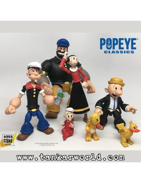 Bluto - Figura articulada con accesorios - Escala 1:12 - Popeye Classics