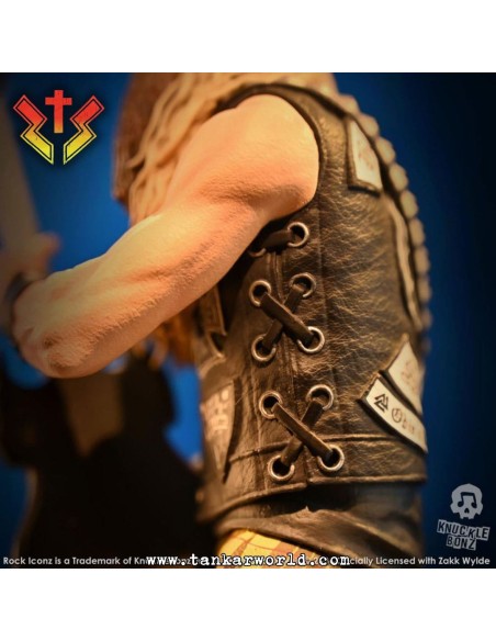 Zakk Wylde II - Zakk Sabbath - Estatua Rock Iconz - Knucklebonz - 24 cm