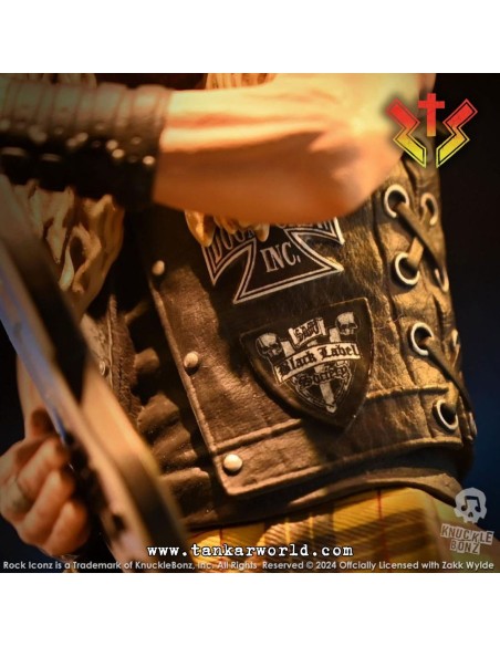 Zakk Wylde II - Zakk Sabbath - Estatua Rock Iconz - Knucklebonz - 24 cm