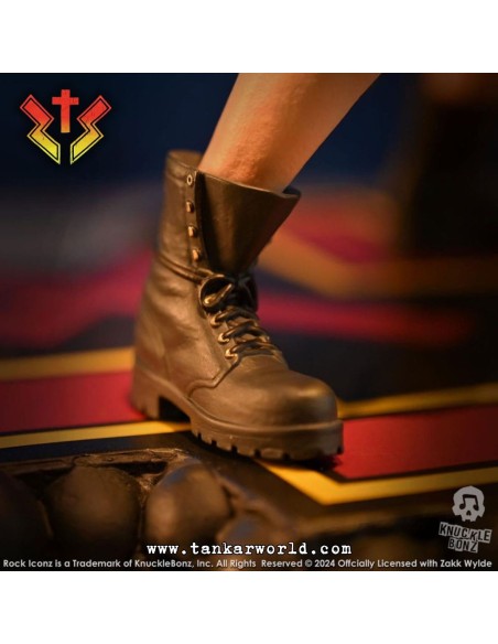 Zakk Wylde II - Zakk Sabbath - Estatua Rock Iconz - Knucklebonz - 24 cm