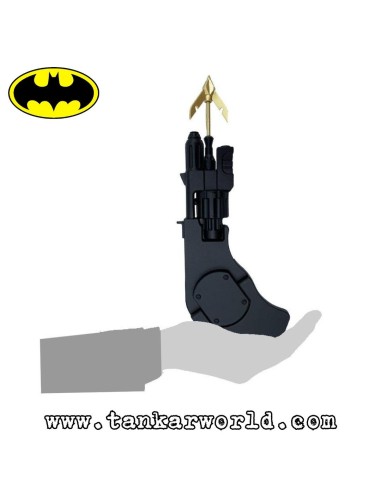 Batman - El Caballero Oscuro - Mini Réplica 1:1 Pistola Grapple (Pistola lanza garfios) - 15 cm