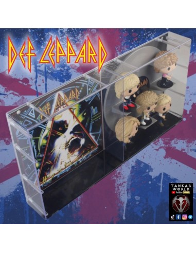 Funko Pop! - Def Leppard - Hysteria - Joe Elliott, Rick Allen, Rick Savage, Steve Clark y Phil Collen -Albums - 37
