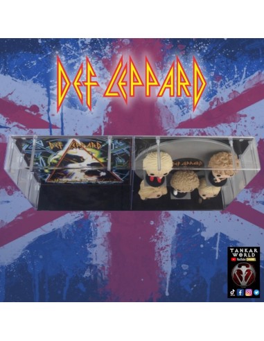 Funko Pop! - Def Leppard - Hysteria - Joe Elliott, Rick Allen, Rick Savage, Steve Clark y Phil Collen -Albums - 37