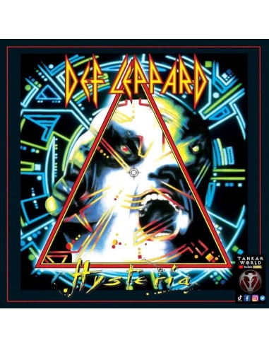 Funko Pop! - Def Leppard - Hysteria - Joe Elliott, Rick Allen, Rick Savage, Steve Clark y Phil Collen -Albums - 37