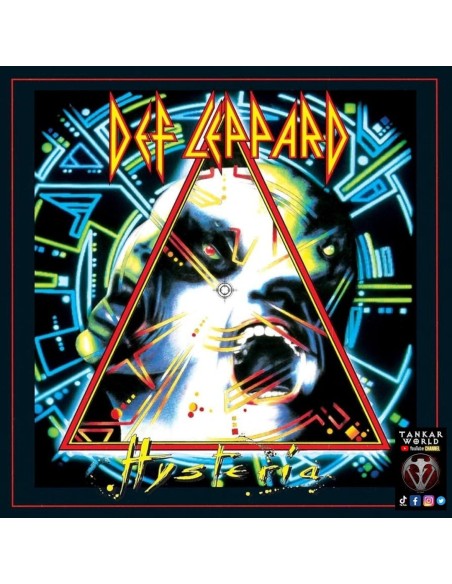 Funko Pop! - Def Leppard - Hysteria - Joe Elliott, Rick Allen, Rick Savage, Steve Clark y Phil Collen -Albums - 37