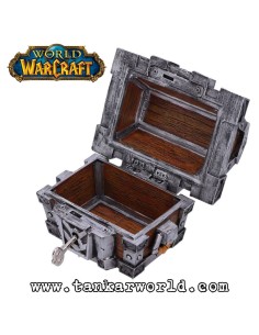 World of Warcraft - Cofre Bote de almacenamiento - Treasure Chest - 13 cm
