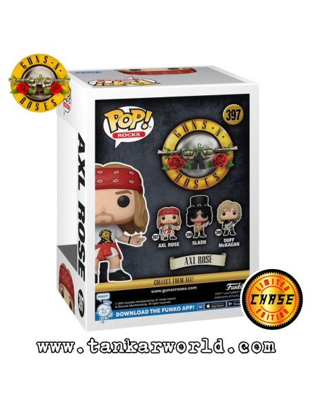 Funko Pop! - Axl Rose - Guns N´ Roses - 397 - Chase - Limited Edition