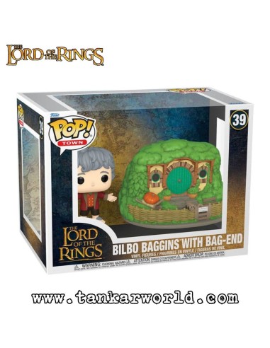 Funko Pop! - Bilbo Baggins with Bag-End - Lord Of The Rings - Pop! Town 39