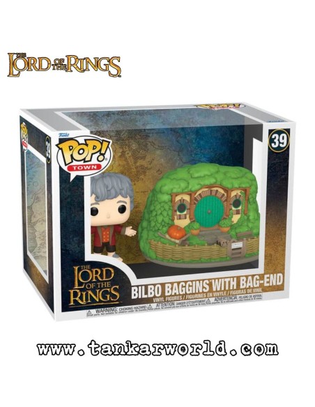 Funko Pop! - Bilbo Baggins with Bag-End - Lord Of The Rings - Pop! Town 39