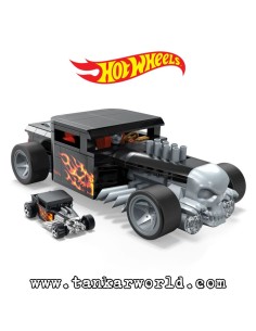 Hot Wheels - Kit de Construcción MEGA 124 Bone Shaker - 20 cm