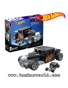 Hot Wheels - Kit de Construcción MEGA 124 Bone Shaker - 20 cm 2