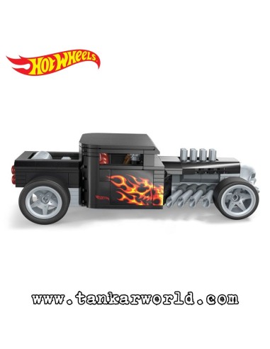Hot Wheels - Kit de Construcción MEGA 124 Bone Shaker - 20 cm