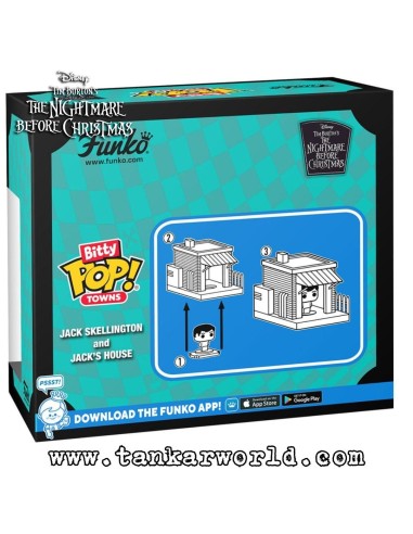Bitty Pop! Towns - Jack Skellington and Jack´s House - Pesadilla Antes de Navidad - Nightmare Before Christmas - 07