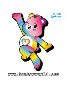Care Bears: Pride Bear - Los Osos Amorosos - Imán - Magnet