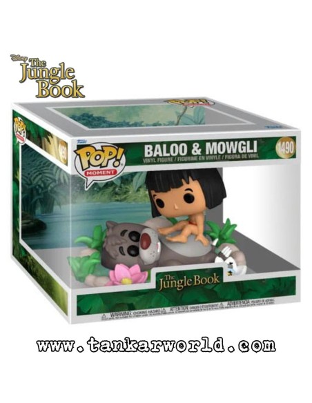 Funko Pop! - Baloo & Mowgli - The Jungle Book - El Libro de la Selva - Pop! Moments 1490