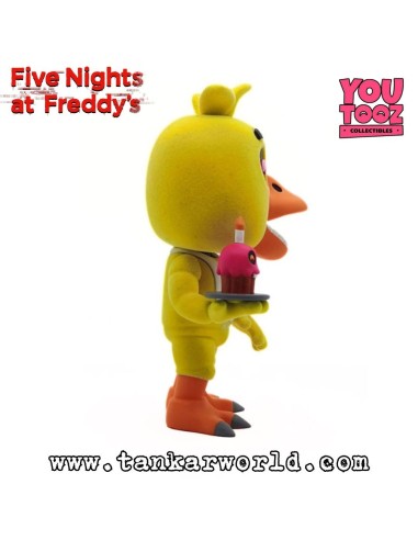 Youtooz - Chica Flocked Figura Vinyl - Five Nights At Freddys - FNAF - 12 cm