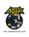 Parche Anthrax - Judge Dread - I am the law - 8,5 x 10 cm