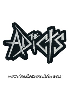 Parche The Adicts - Logo letras blancas - 10 x 6 cm