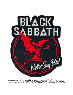 Parche Black Sabbath - Never Say Die! - 9,5 x 11 cm