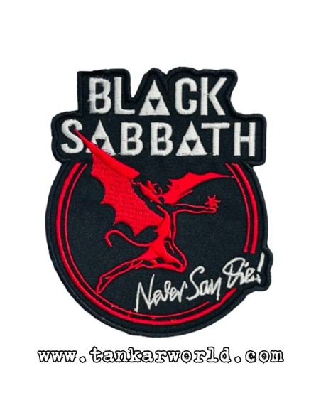 Parche Black Sabbath - Never Say Die! - 9,5 x 11 cm