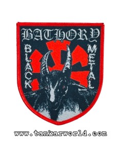 Parche Bathory - Black Metal - 8 x 9,5 cm