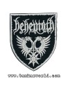 Parche Behemoth - Abyssus Abyssum Invocat - Logo blanco - 8 x 9,5 cm
