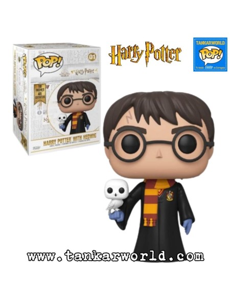 Funko Pop! - Harry Potter with Hedwig - Super Sized Jumbo 46 cm - Harry Potter - 01