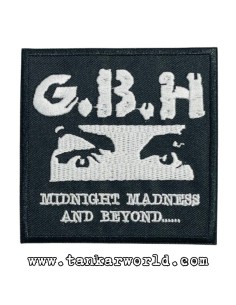 Parche G.B.H. - Midnight Madness and Beyond - 8,5 x 8,5 cm