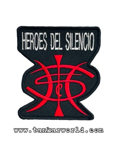 Parche Heroes Del Silencio - Logo - 7,5 x 8,5 cm