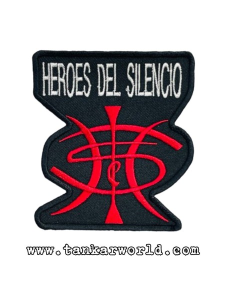 Parche Heroes Del Silencio - Logo - 7,5 x 8,5 cm