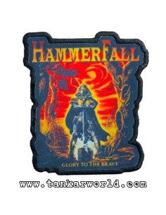 Parche HammerFall - Glory To The Brave - 9 x 10 cm