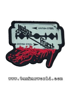 Parche Judas Priest - British Steel - Blood - 11,5 x 9 cm
