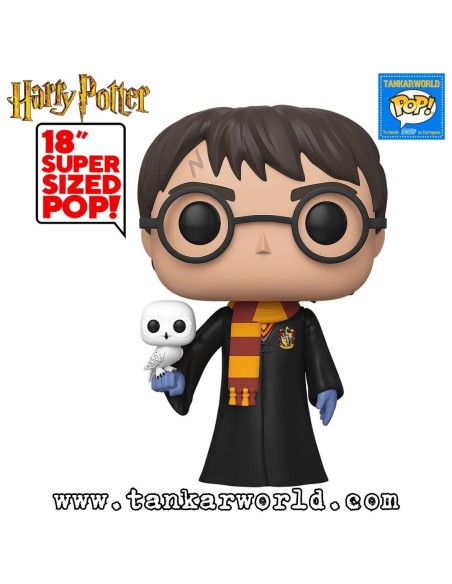 Funko Pop! - Harry Potter with Hedwig - Super Sized Jumbo 46 cm - Harry Potter - 01
